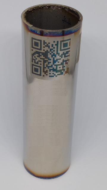 配管部品に型番刻印サンプル2